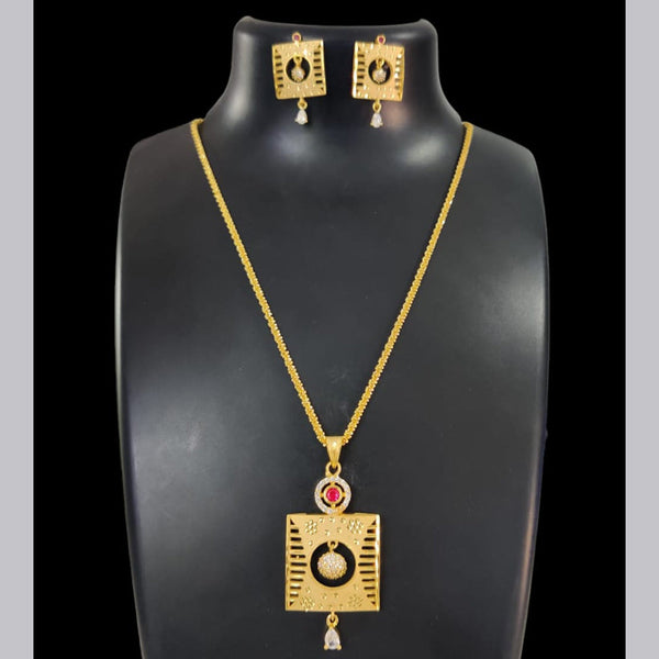 Pari Art Jewellery Forming Chain Pendant Set