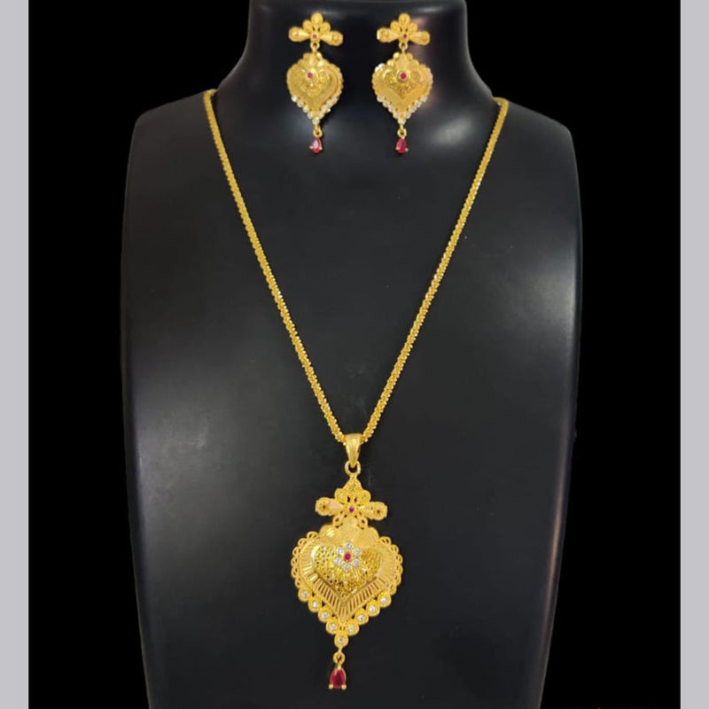 Pari Art Jewellery Forming Chain Pendant Set