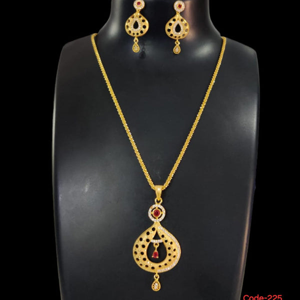 Pari Art Jewellery Forming Chain Pendant Set