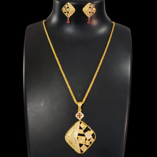 Pari Art Jewellery Forming Chain Pendant Set