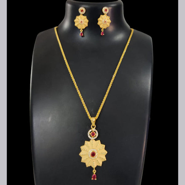 Pari Art Jewellery Forming Chain Pendant Set