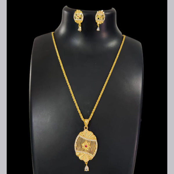 Pari Art Jewellery Forming Chain Pendant Set