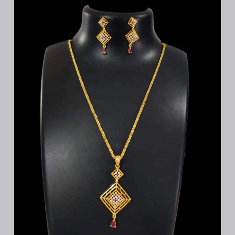 Pari Art Jewellery Forming Chain Pendant Set