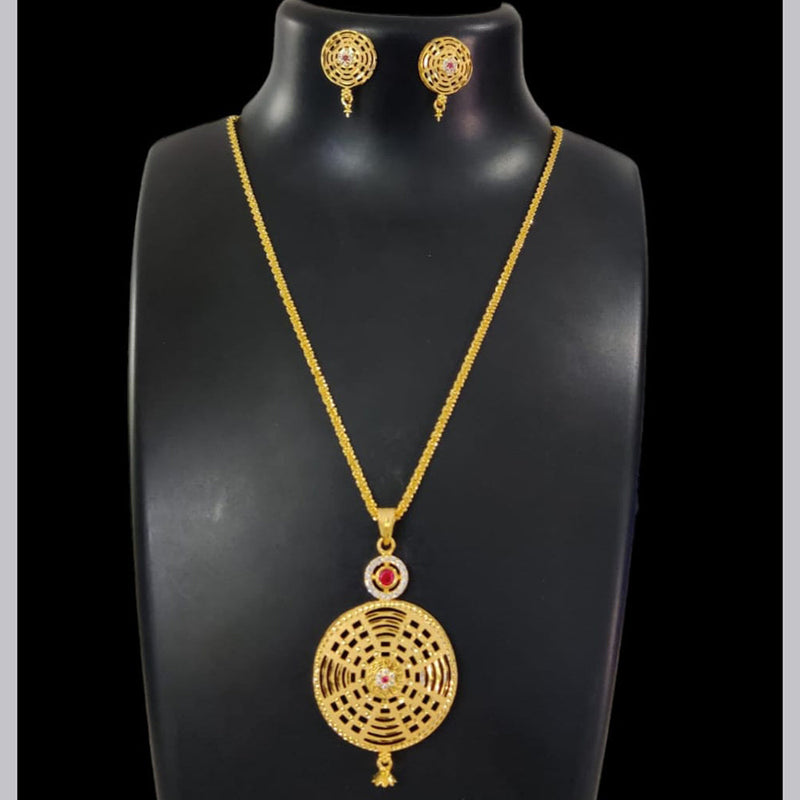 Pari Art Jewellery Forming Chain Pendant Set