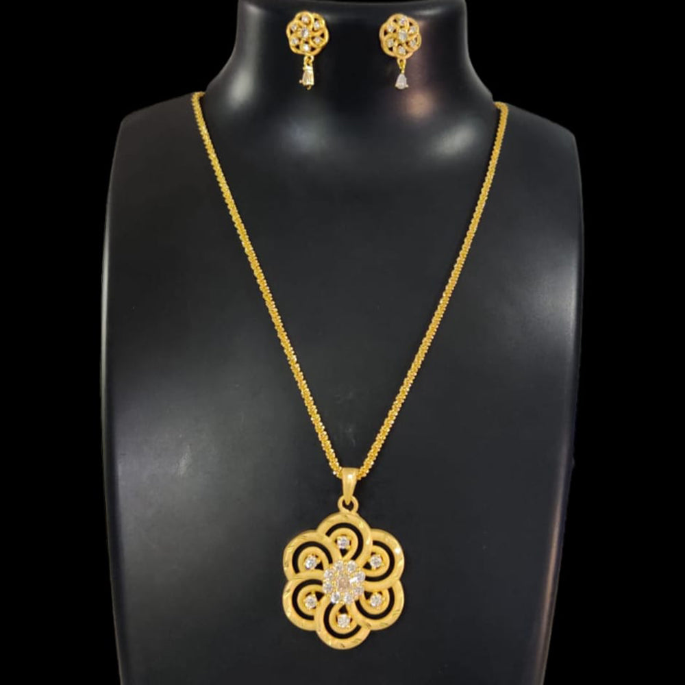Pari Art Jewellery Forming Chain Pendant Set