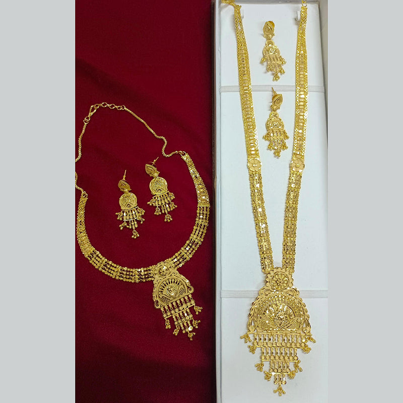 Pari Art Jewellery Forming Double Necklace Set