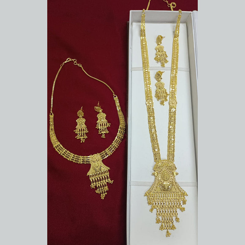 Pari Art Jewellery Forming Double Necklace Set