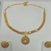 Pari Art Jewellery Forming Gold  Necklace Set