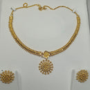 Pari Art Jewellery Forming Gold  Necklace Set