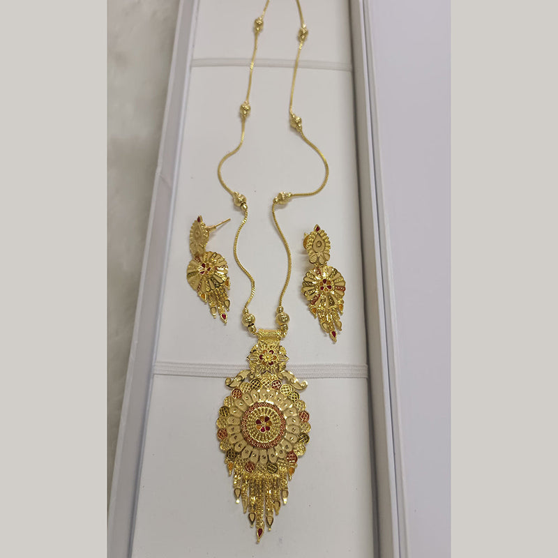 Pari Art Jewellery Forming Long Necklace Set