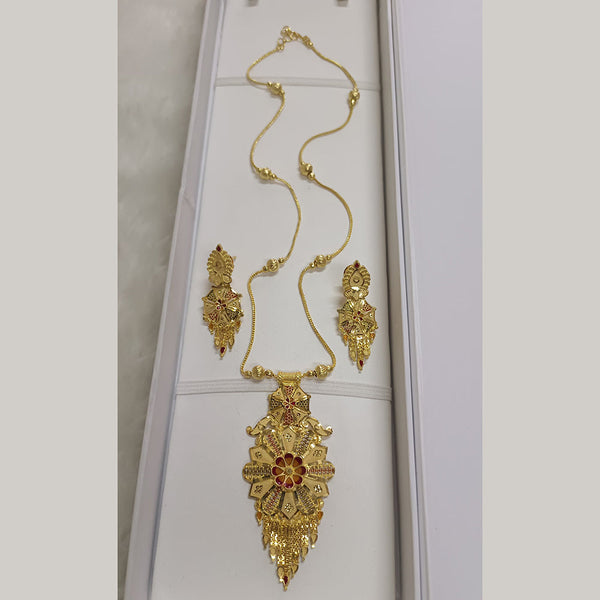 Pari Art Jewellery Forming Long Necklace Set