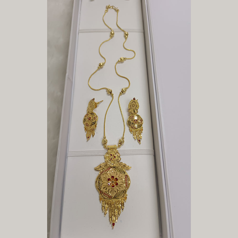 Pari Art Jewellery Forming Long Necklace Set