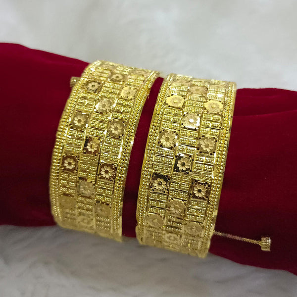 Pari Art Jewellery Forming Gold Openable Bangles Set