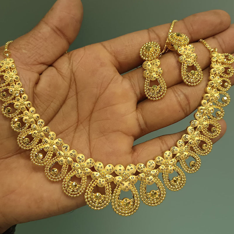 Pari Art Jewellery Forming Gold Plated Necklace Set