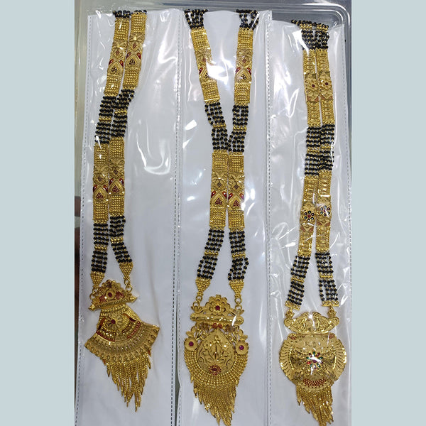 Pari art Jewellery Forming Gold Plated Manglasutra ( Piece 1 Only )