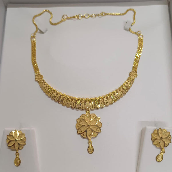 Pari Art Jewellery Forming Gold Plated Necklace Set