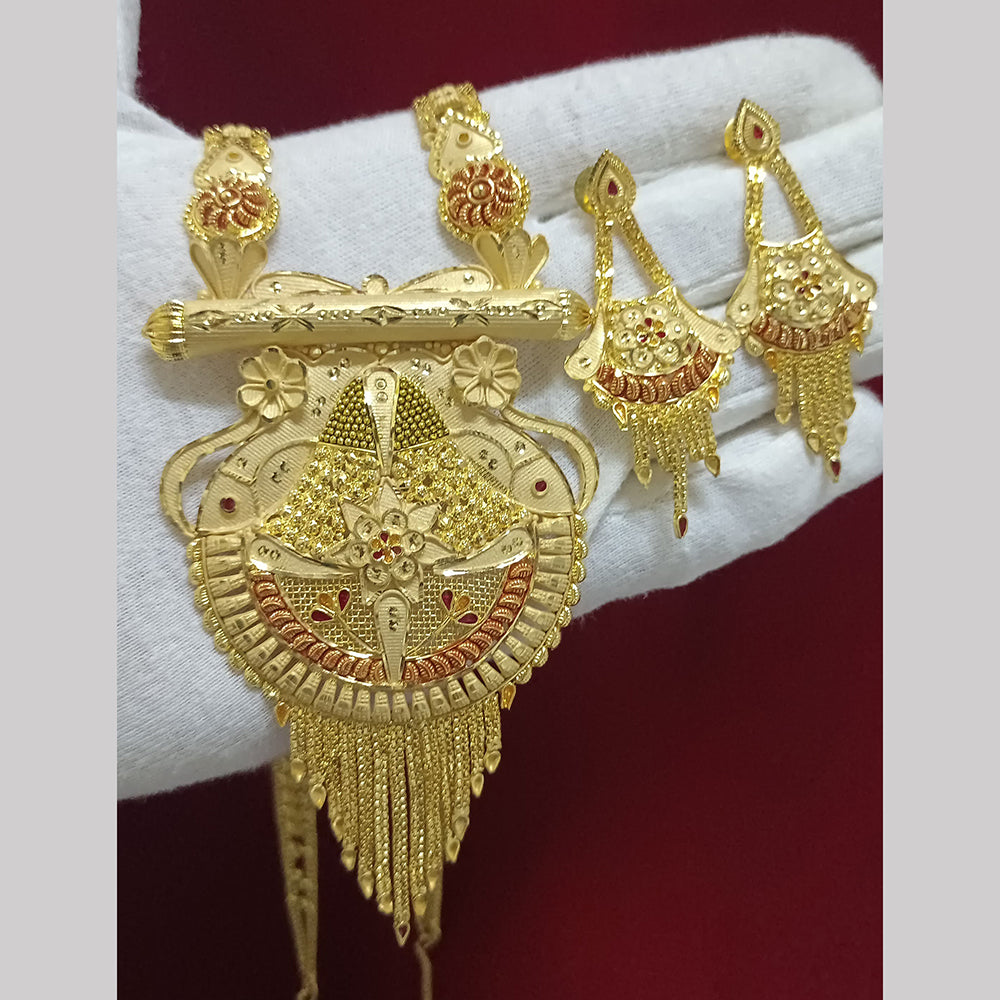 Pari Art Jewellery Forming Long Necklace Set