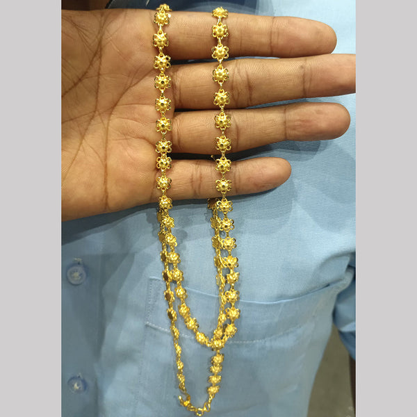 Pari Art Jewellery Forming Gold Plated Long Chain