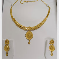 Pari Art Jewellery Forming Gold Necklace Set