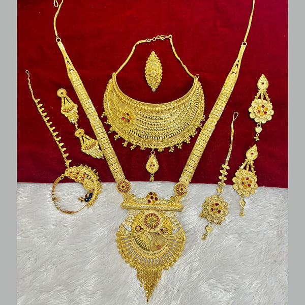 Pari Art Jewellery Forming Gold Bridal Set