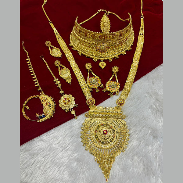 Pari Art Jewellery Forming Gold Bridal Set