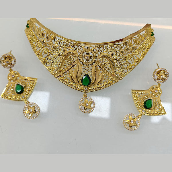 Pari Art Jewellery Forming Gold Necklace Set