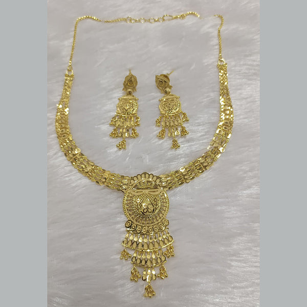 Pari Art Jewellery Forming Gold Plated Necklace Set