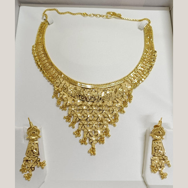 Pari Art Jewellery Forming Gold Plated Necklace Set