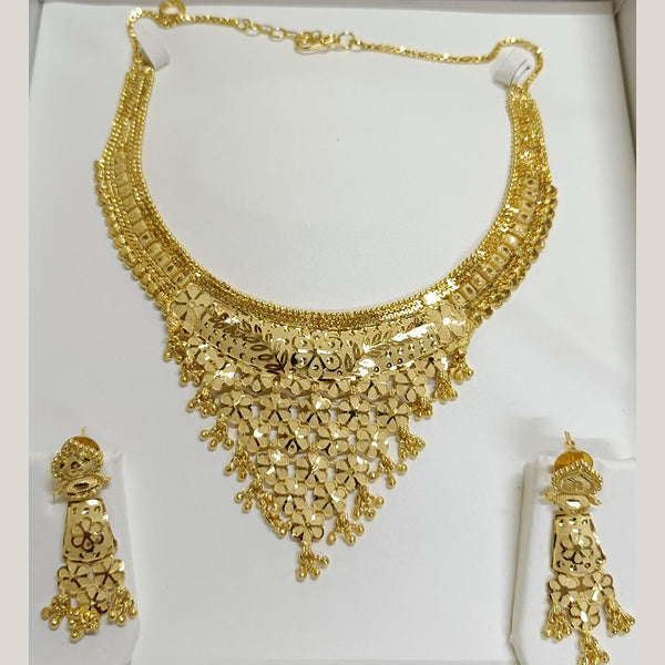 Pari Art Jewellery Forming Gold Plated Necklace Set