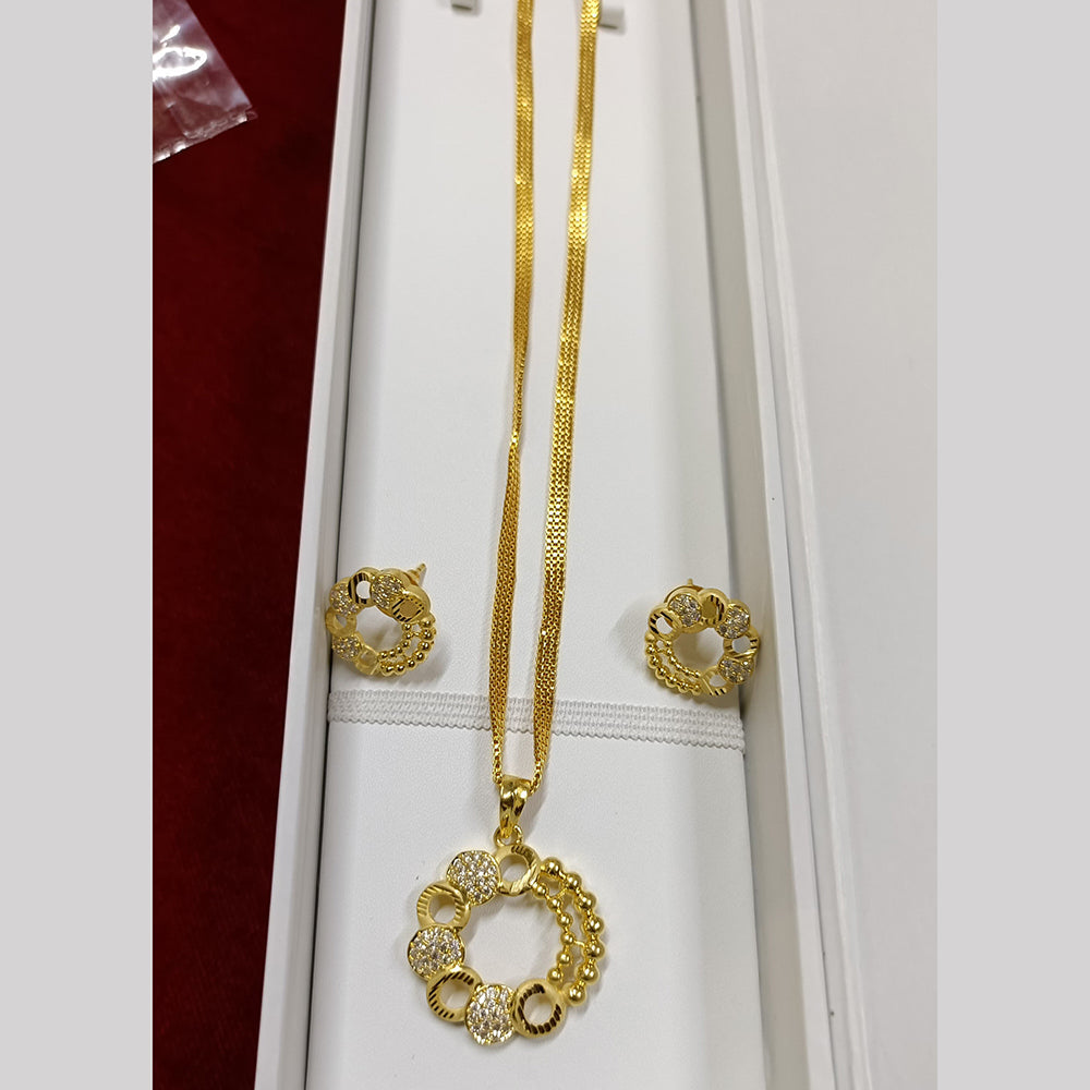 Pari Art Jewellery Forming Chain Pendant Set