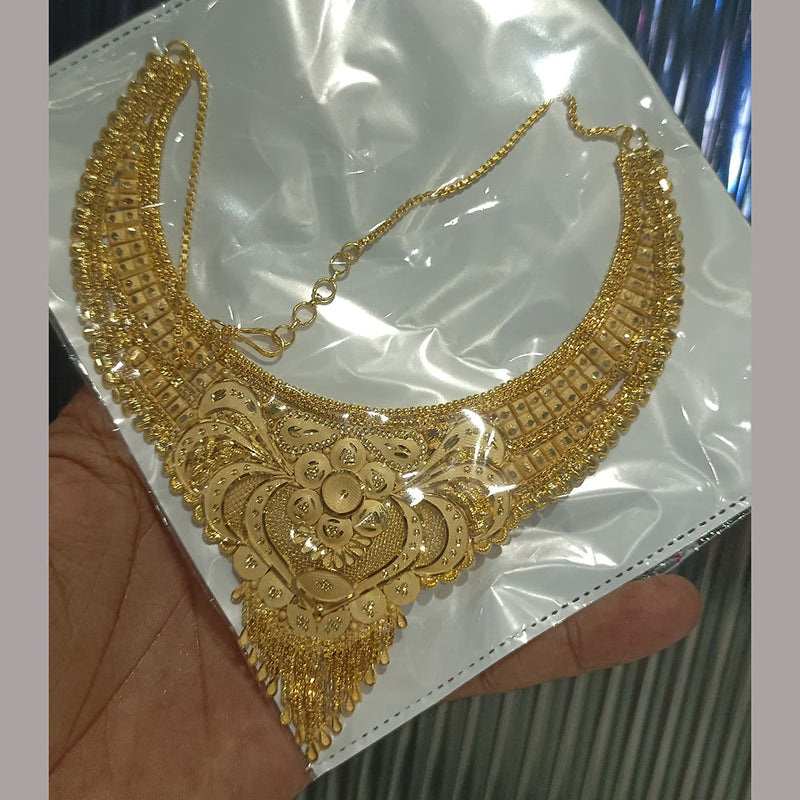 Pari Art Jewellery Forming Gold Plated Necklace Set