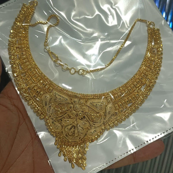 Pari Art Jewellery Forming Gold Plated Necklace Set