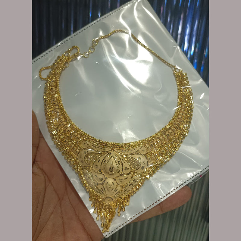 Pari Art Jewellery Forming Gold Plated Necklace Set