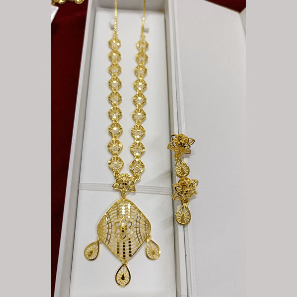 Pari Art Jewellery Forming Gold Plated Necklace Set