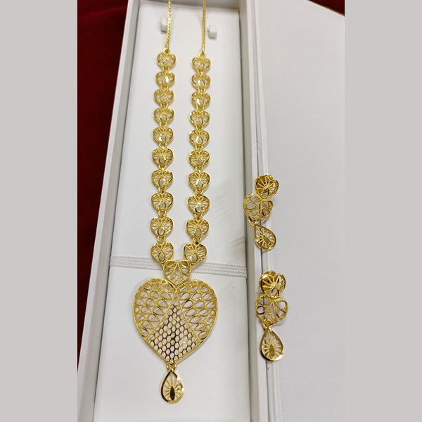 Pari Art Jewellery Forming Gold Plated Necklace Set