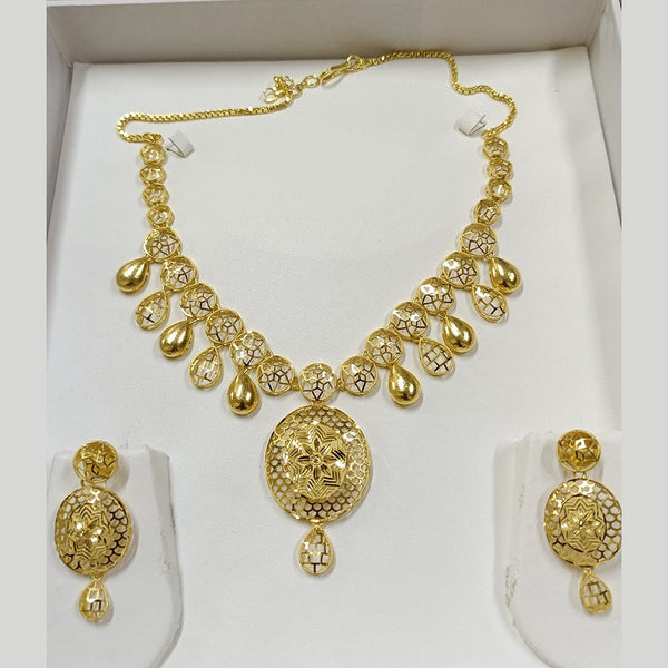 Pari Art Jewellery Forming Gold Plated Necklace Set