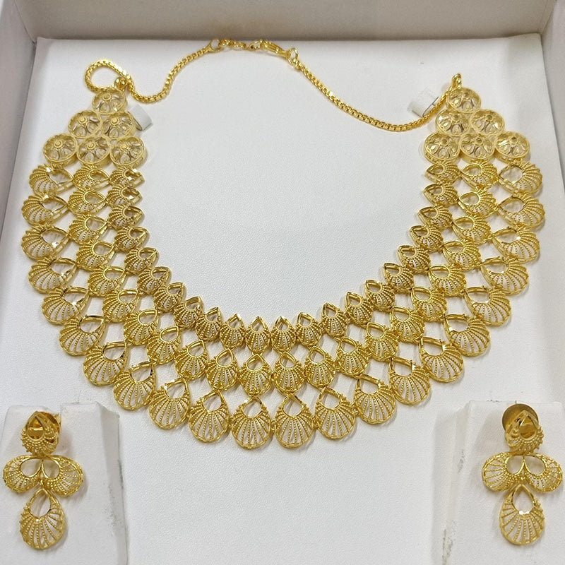 Pari Art Jewellery Forming Gold Plated Necklace Set