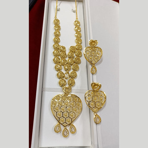 Pari Art Jewellery Forming Gold Plated Necklace Set