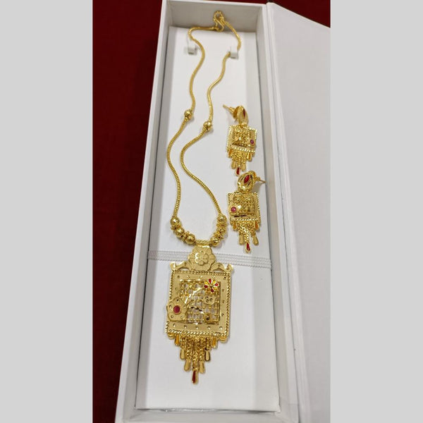 Pari Art Jewellery Forming Long Necklace Set