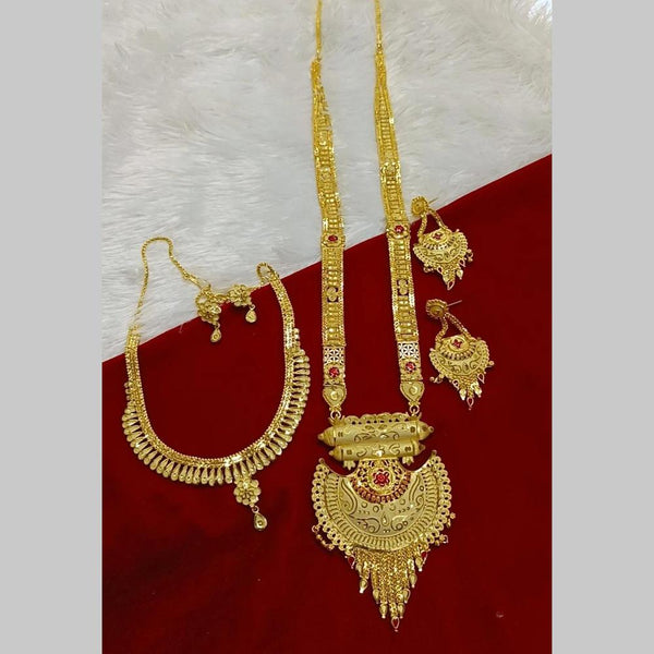 Pari Art Jewellery Forming Double Necklace Set