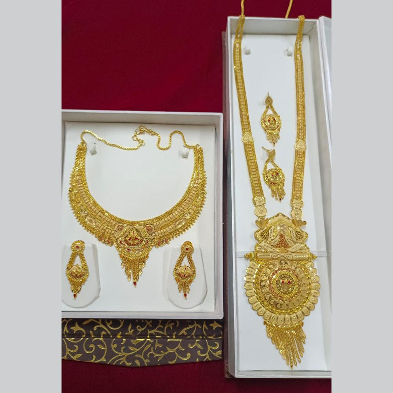 Pari Art Jewellery Forming Double Necklace Set