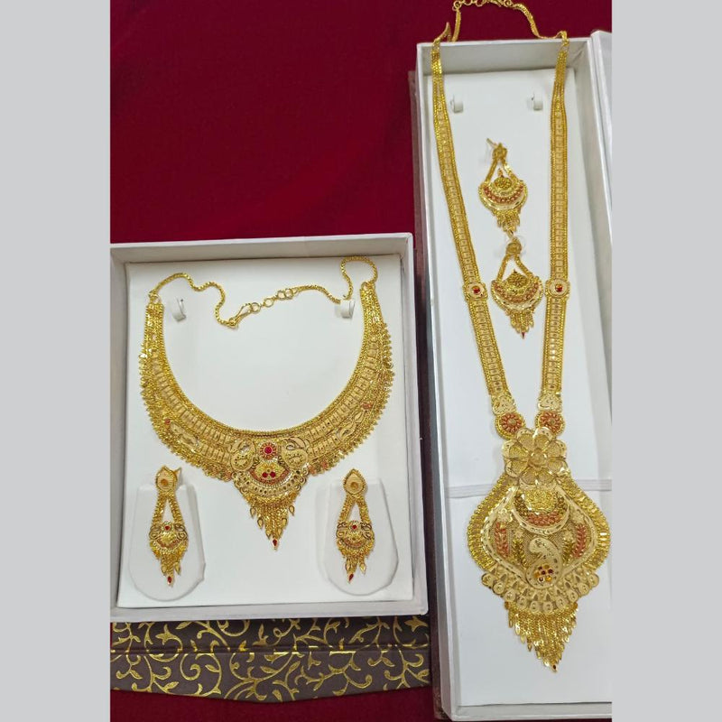 Pari Art Jewellery Forming Double Necklace Set