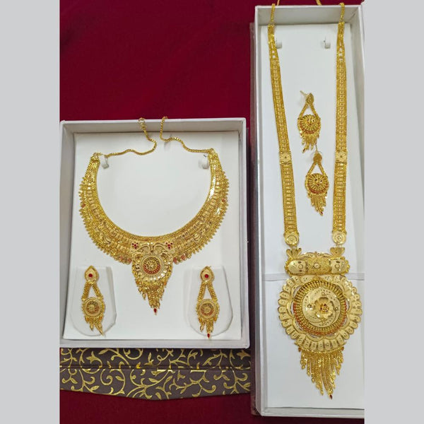 Pari Art Jewellery Forming Double Necklace Set