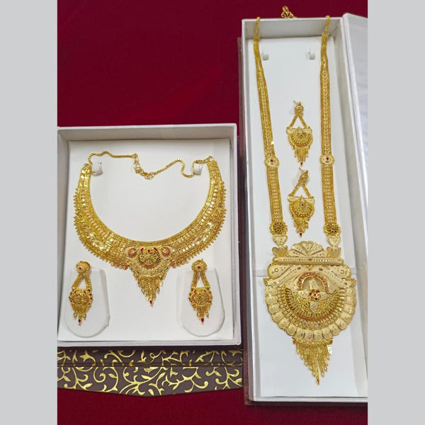 Pari Art Jewellery Forming Double Necklace Set