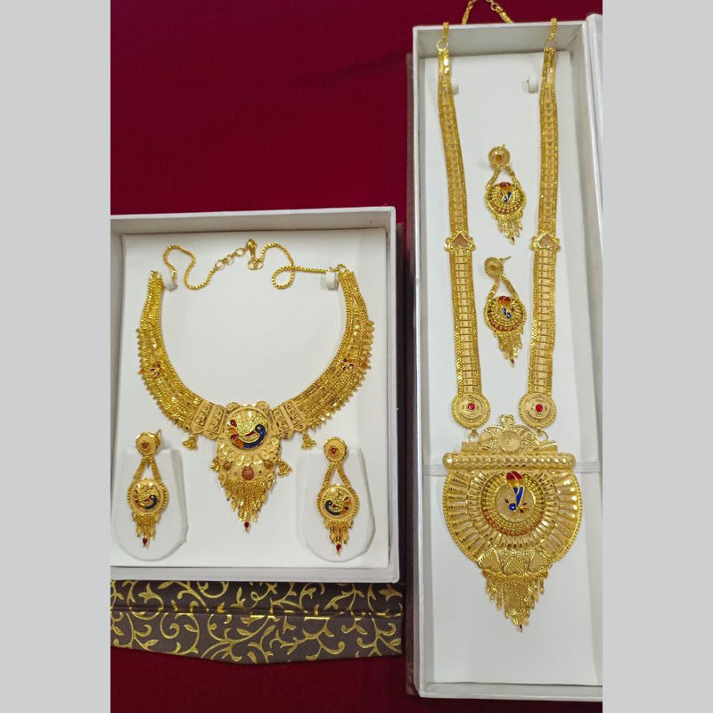 Pari Art Jewellery Forming Double Necklace Set