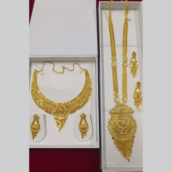 Pari Art Jewellery Forming Double Necklace Set