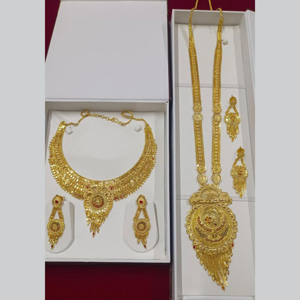 Pari Art Jewellery Forming Double Necklace Set