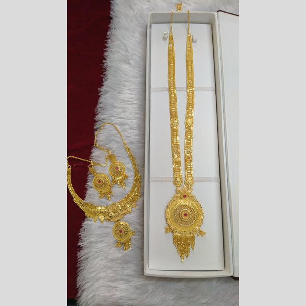 Pari Art Jewellery Forming Double Necklace Set