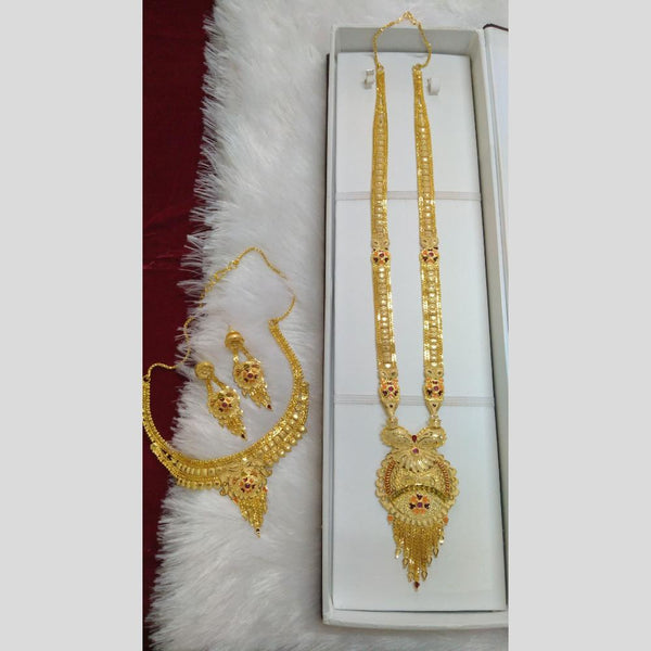 Pari Art Jewellery Forming Double Necklace Set