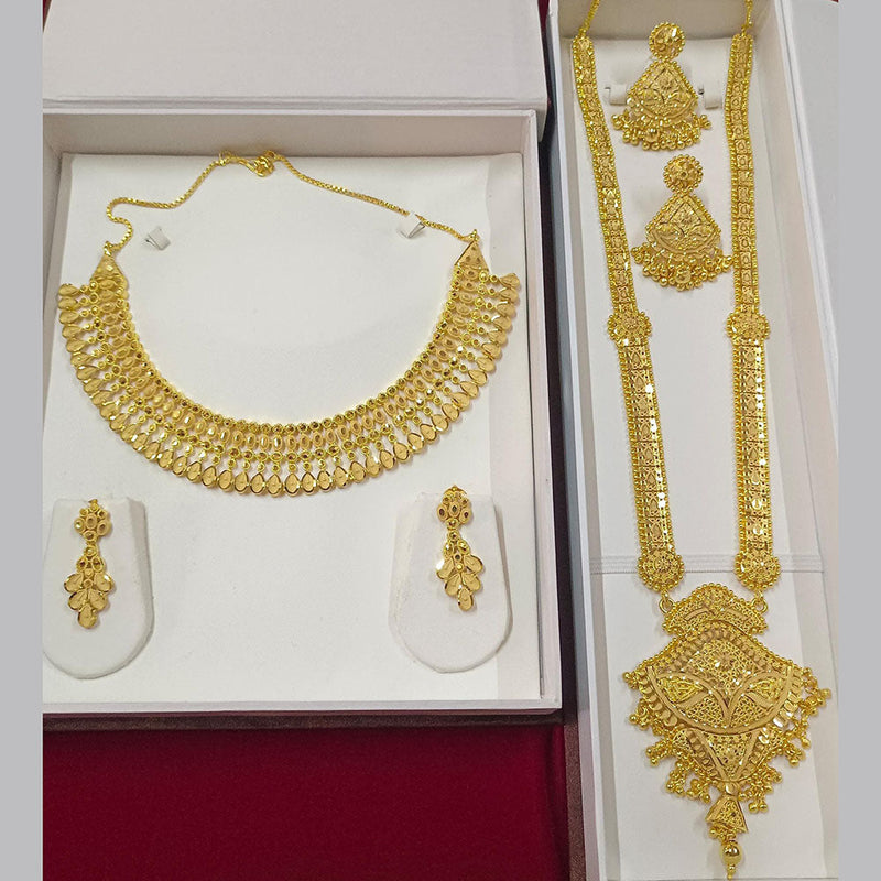 Pari Art Jewellery Forming Double Necklace Set